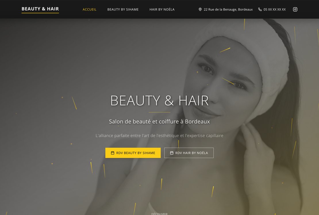 Salon Beauty & Hair Bordeaux — réalisé par Weconnect